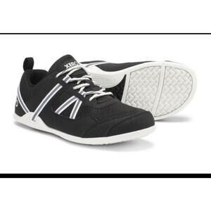 Men’s Xero Shoes Prio Barefoot Athletic Sneakers Running Black & White Size 8
